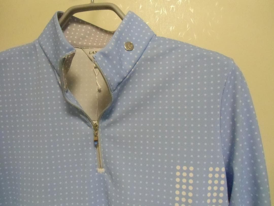 【新品、最終処分値】LANVIN SPORTレディースジップアップシャツ