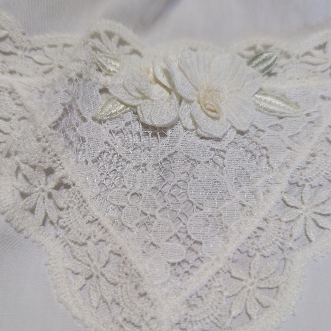 さえら　ヒスクローネ　サロンエプロン　レースエプロン