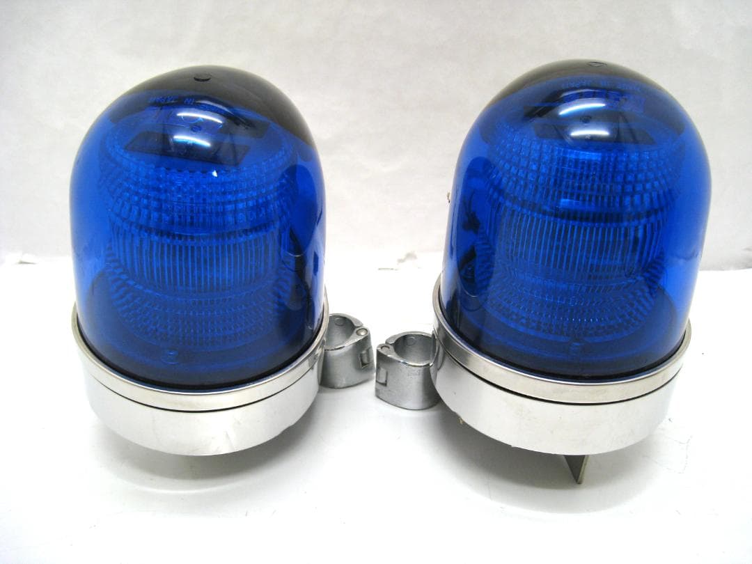 小糸製作所　パトライト フラッシュライト 青 12V 防眩 旧車 バイク