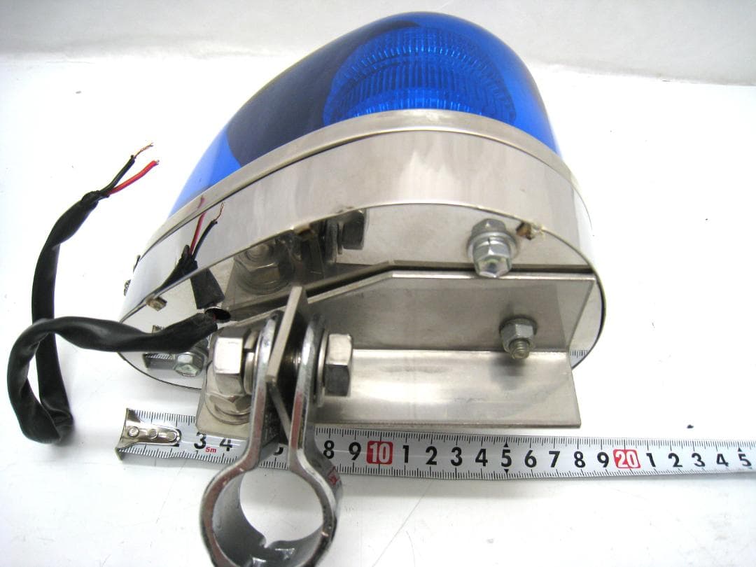 小糸製作所　パトライト フラッシュライト 青 12V 防眩 旧車 バイク