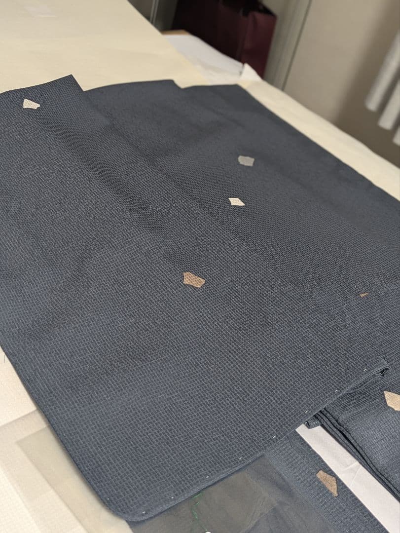 正絹蒔糊大粒小紋名品伊と幸