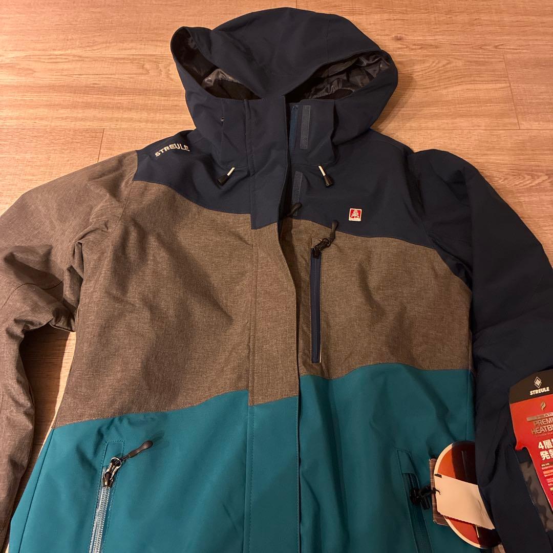 未使用 streule スキーウェア スノボードウェア 上下セット L