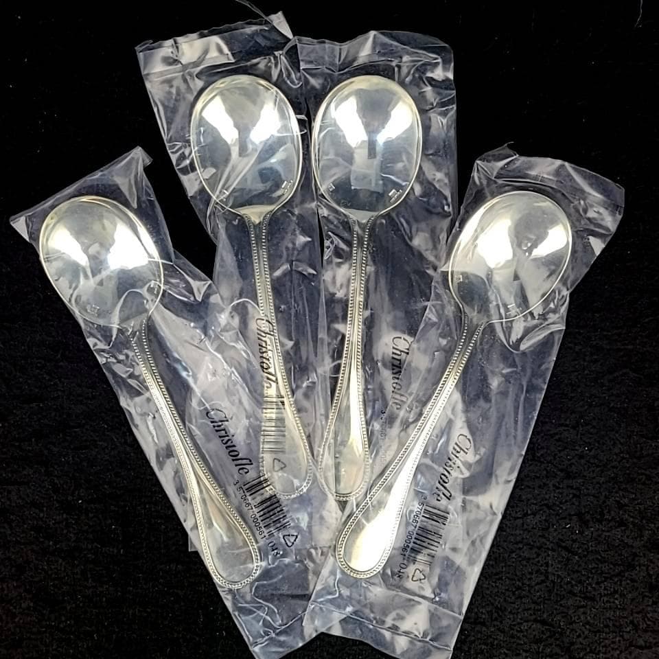 ・未使用・クリストフル パール　フォーク　ナイフ　スプーン　29点　定価50万円