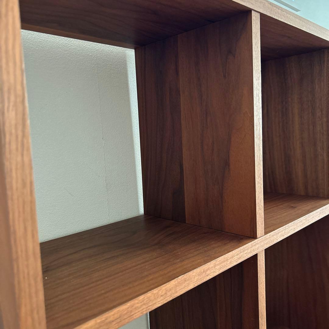 杉工場★木と風★ウォールナット★シェルフ★木製オープンラック★