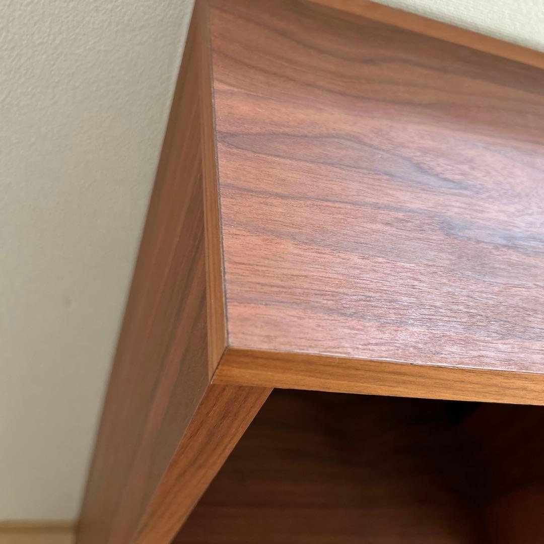 杉工場★木と風★ウォールナット★シェルフ★木製オープンラック★