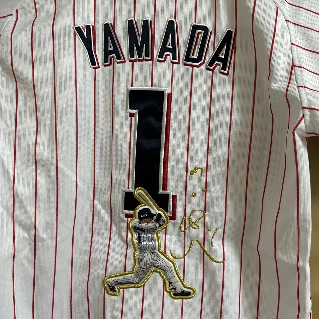 東京ヤクルトスワローズ #1 山田哲人 2021年優勝記念ユニホーム Sサイズ