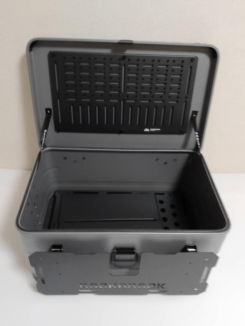 新品送料込み　50L アルミコンテナ　フルカスタム　アッシュ　キャンプ