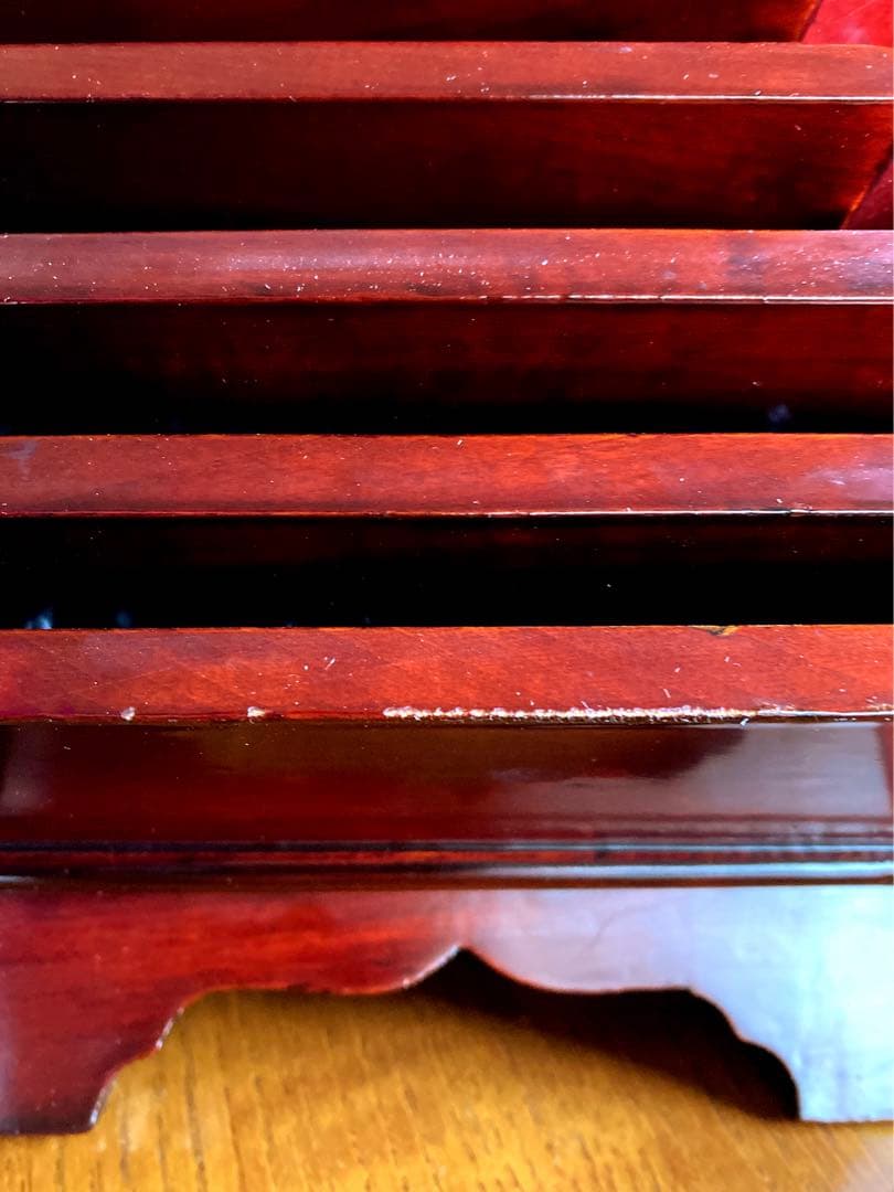 韓国伝統工芸品　螺鈿漆器　八角盛鉢　特許品　향자 ヒャンジャ　6段