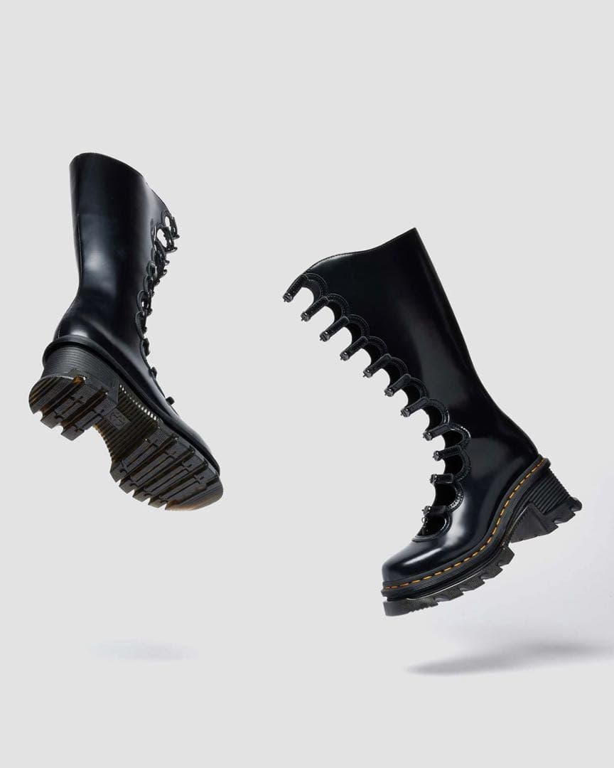 Dr. Martens x Marc Jacobs ブラックロングブーツ 箱付き