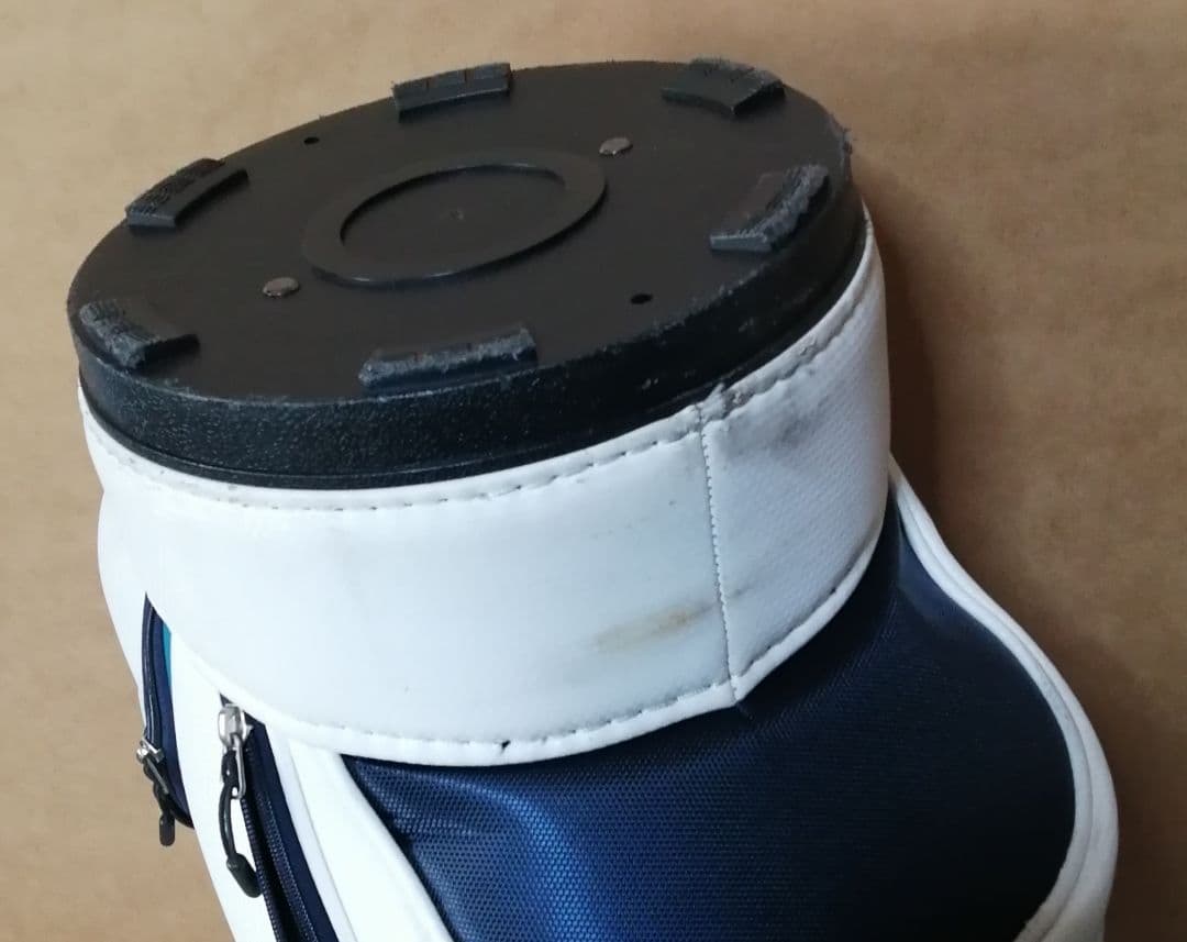 adidas golf キャディバッグ(白) + トートバック(紺) 2点セット