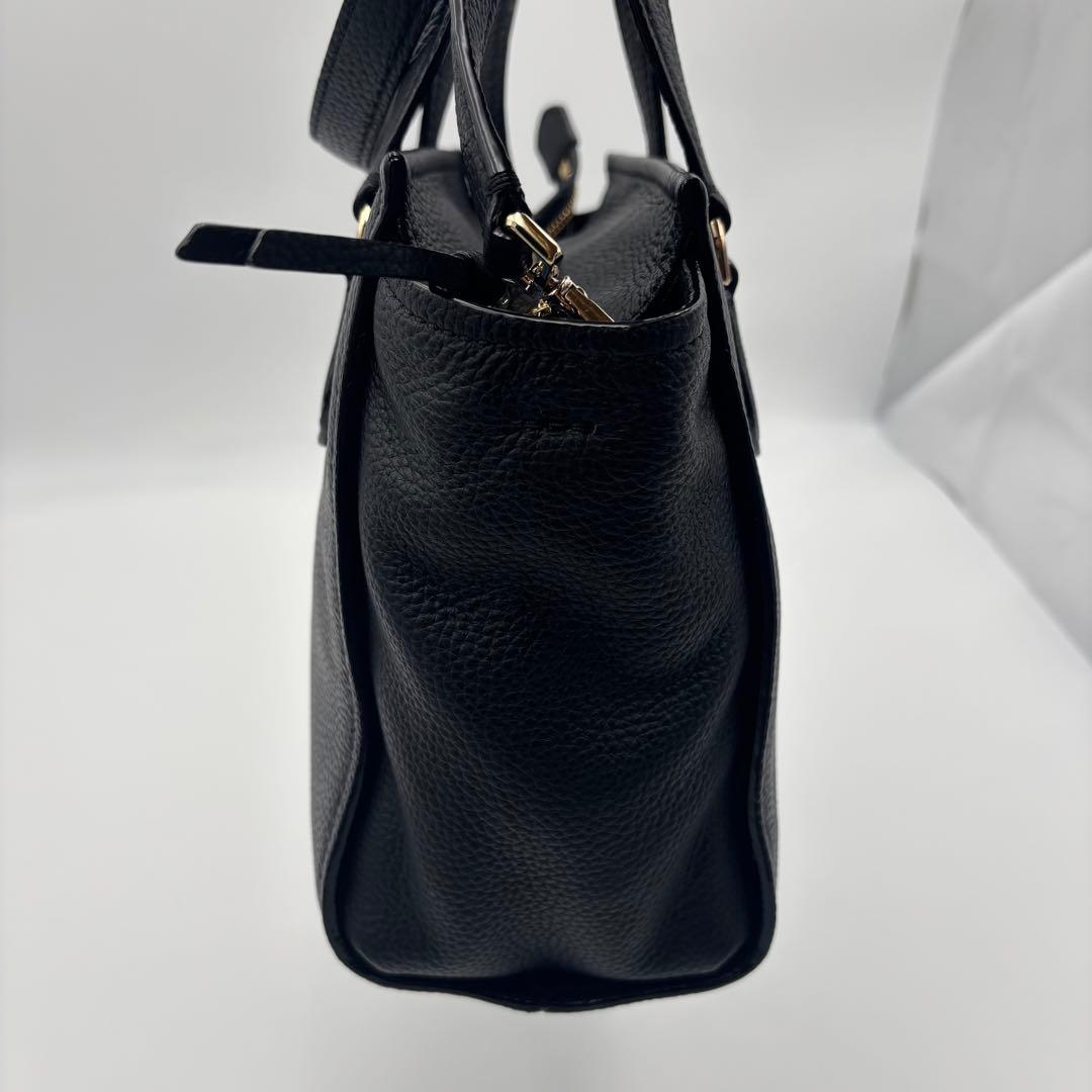 Kate Spade ショルダーバッグ 2way シボ革 ブラック 卒業 入学