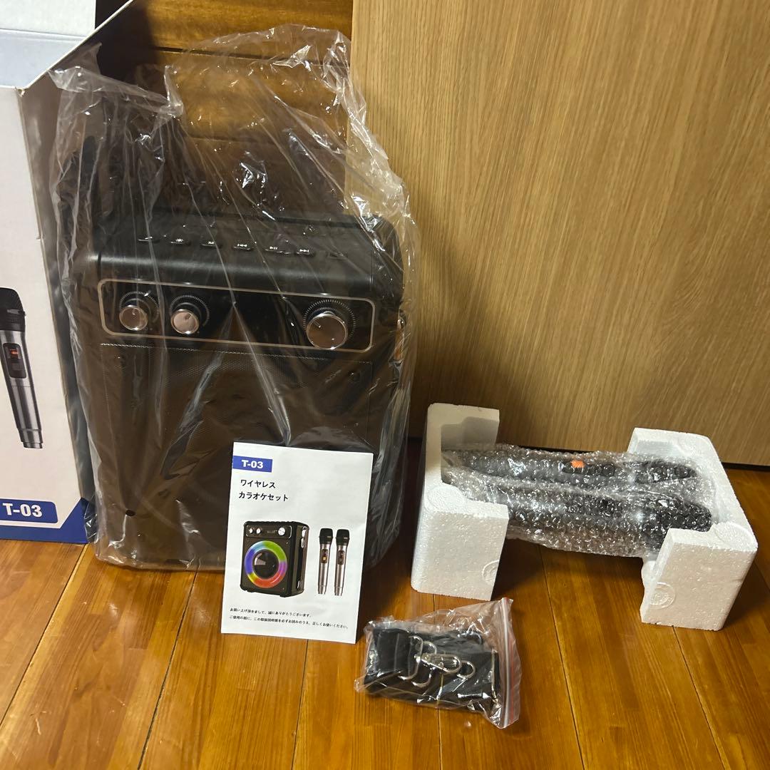 【新品未使用】ポータブルカラオケマシーン T-03