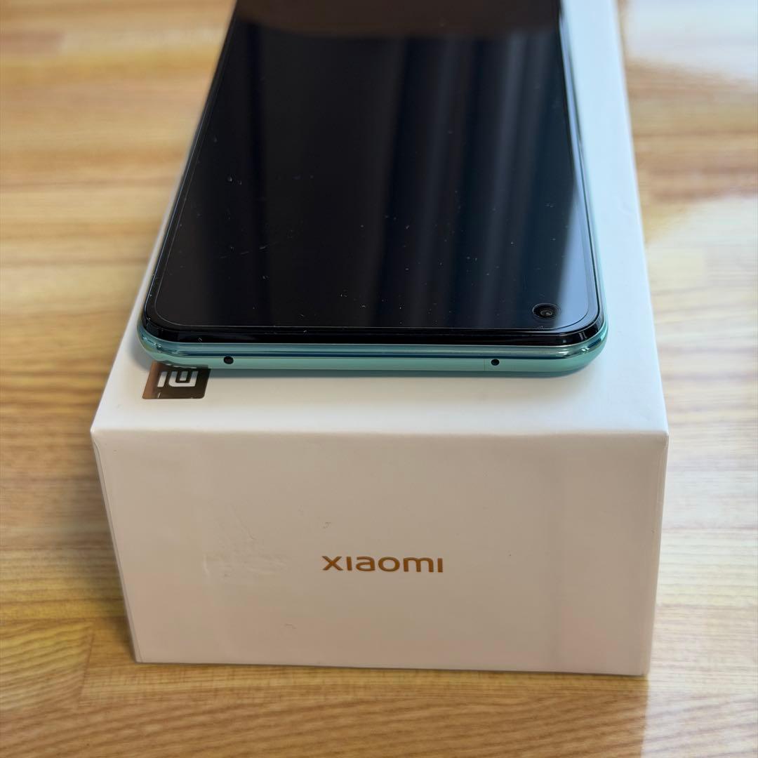 【美品】Xiaomi Mi 11 Lite 5G ミントグリーン SIMフリー
