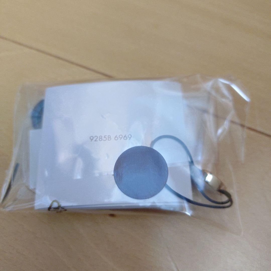 GUCCIグッチ ハート ターコイズブルーGGレザー ストラップ チャーム 箱付