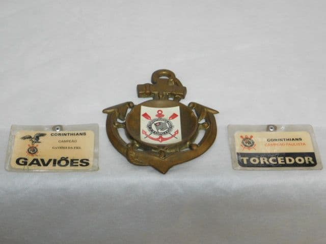 コリンチャンス 大応援旗３種類 ＆コリンチャンス灰皿＆コリンチャンスファン証２個