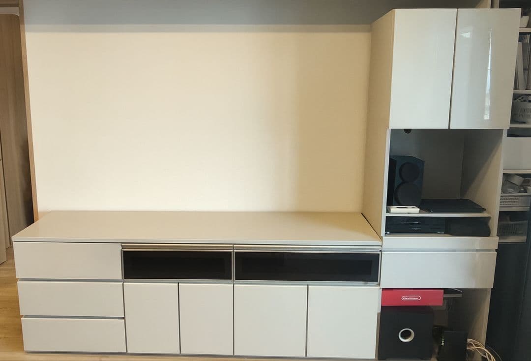 PAMOUNA パモウナ②　ラック プリンター、レコード、プレーヤー収納　送料込