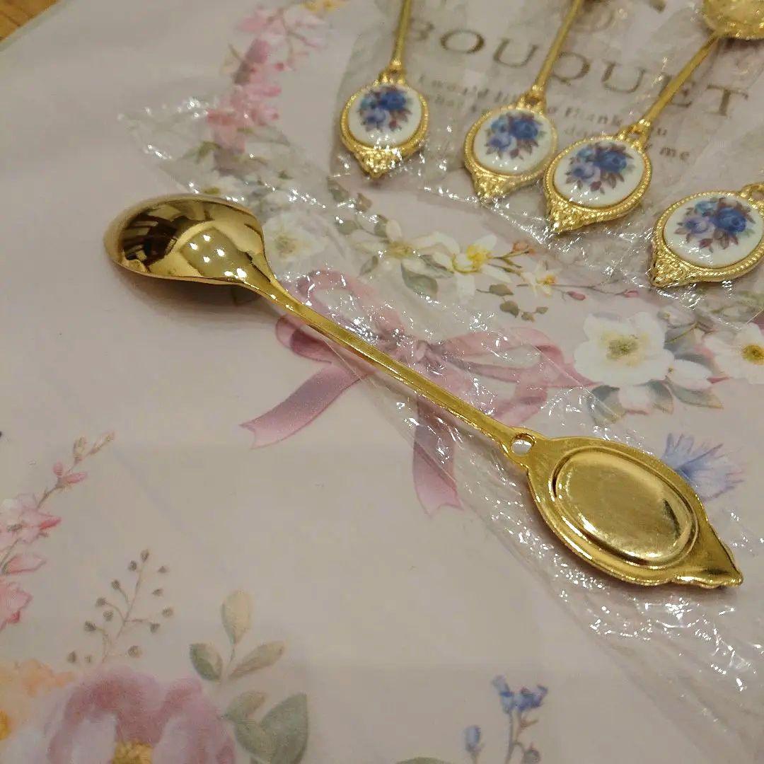 ロイヤルアルバート ムーンライトローズ スプーン 5本 未使用品