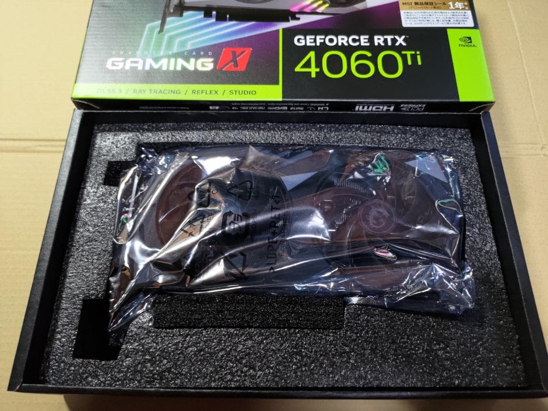グラフィックボード・グラボ・ビデオカード GeForce RTX 4060 Ti GAMING X 16G