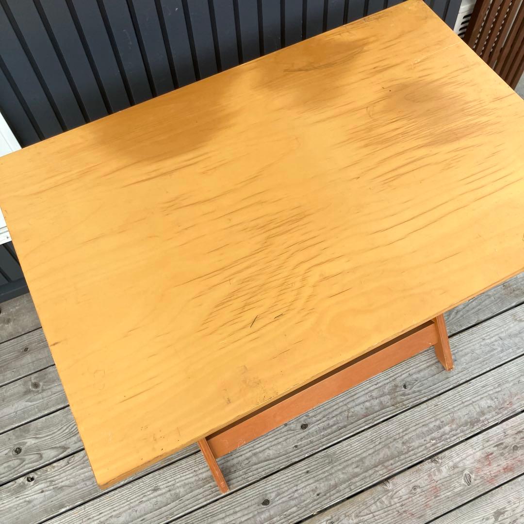 ヴィンテージ 木製 折りたたみ式 ウッドテーブル フォールディングテーブル