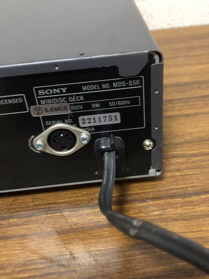SONY ソニー　MDS-S50 MDデッキ送料無料
