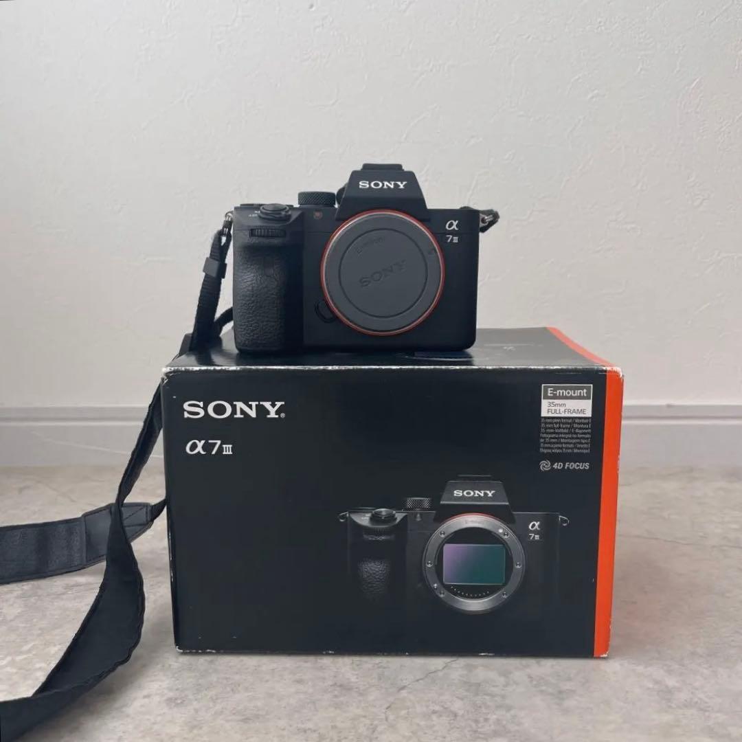 SONY α7III ボディ ILCE-7M3 箱付属品付き 元箱・取扱説明書付