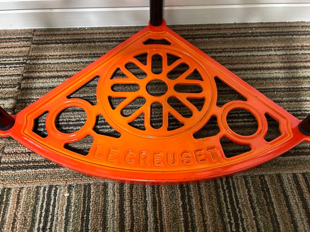 Le Creuset ルクルーゼ ポットスタンド 5段オレンジ　鍋スタンド