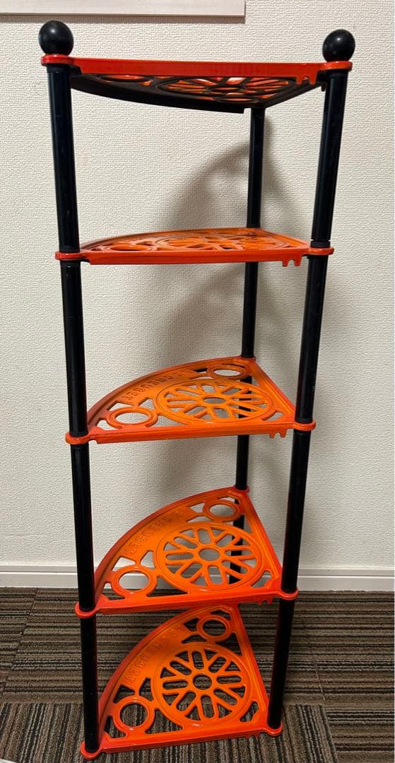 Le Creuset ルクルーゼ ポットスタンド 5段オレンジ　鍋スタンド