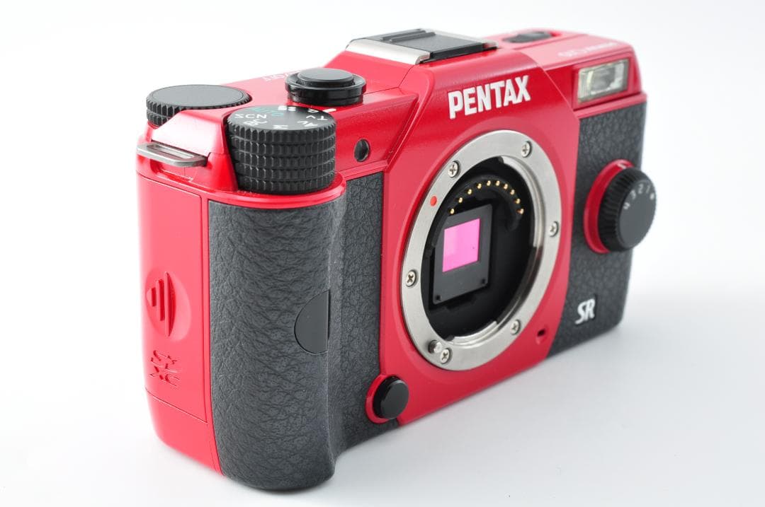 PENTAX Q10 レッド 2個レンズ5-15㎜ 15-45mm 元箱付＃65