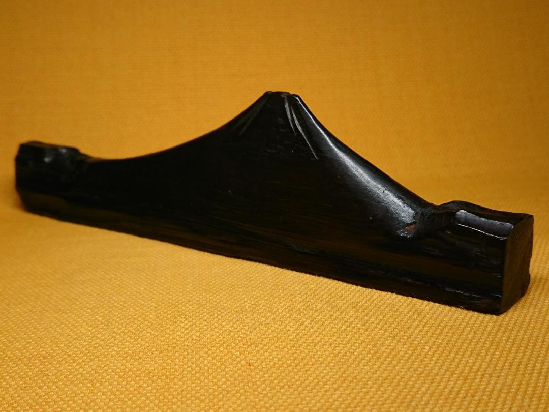 ビンテージ　富士山　木彫り　置物　インテリア　工芸品　美術品　A2689