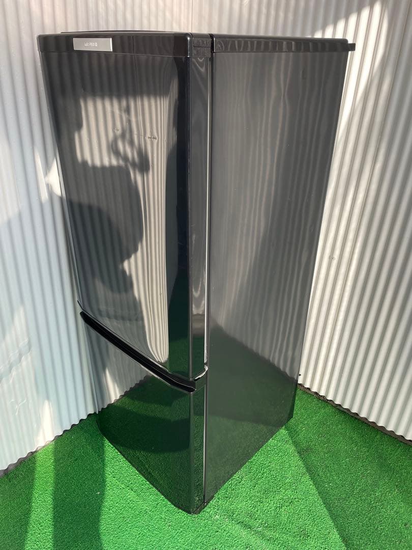 962 三菱 2ドア冷蔵庫 146L ブラック 自動霜取り 一人暮らし 単身