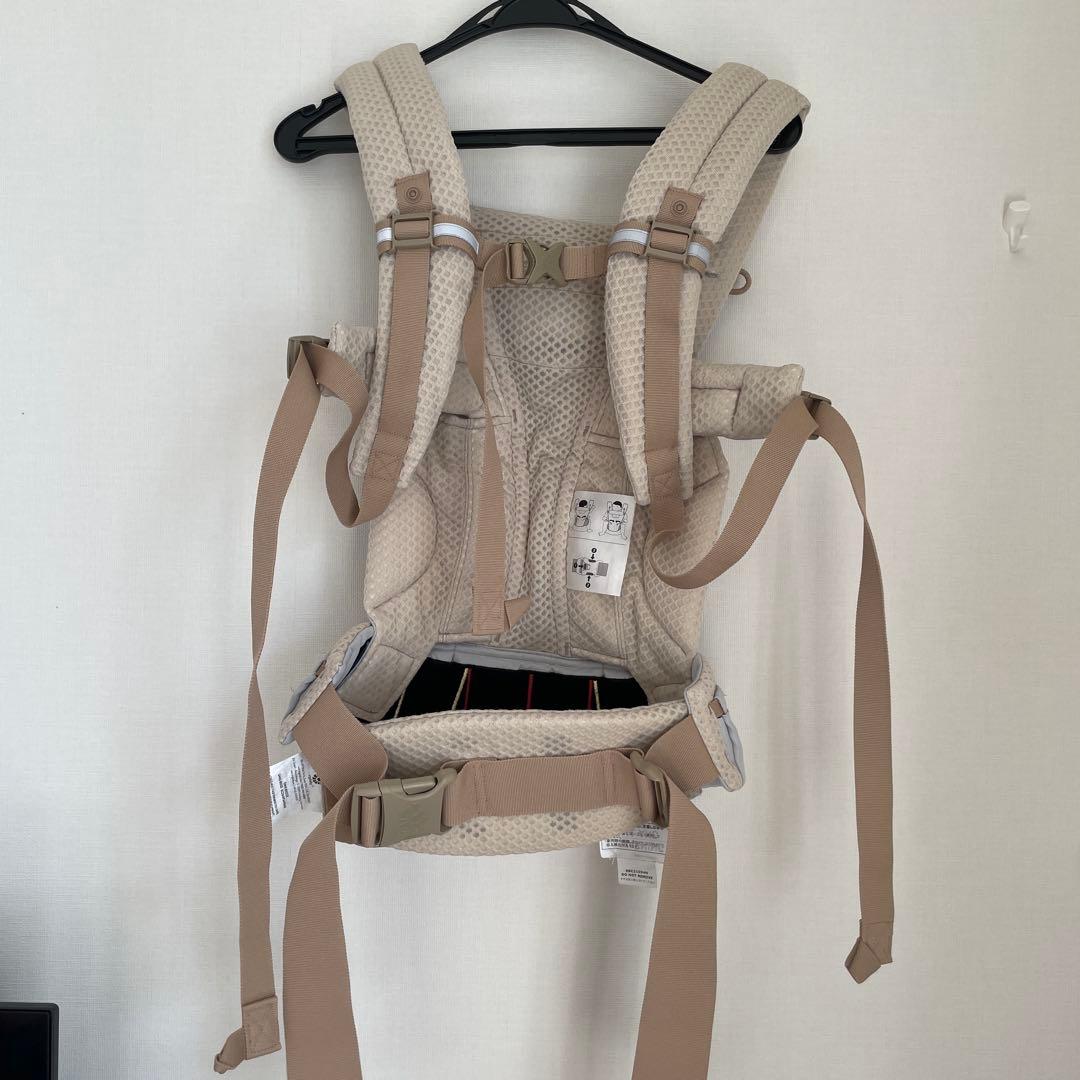 【美品✨】エルゴ 抱っこ紐 オムニブリーズ Ergobaby サンドベージュ