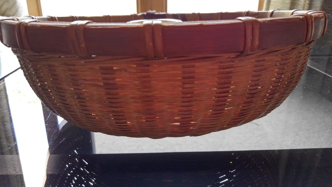 竹製 水切りザルおまとめのうちのひとつ