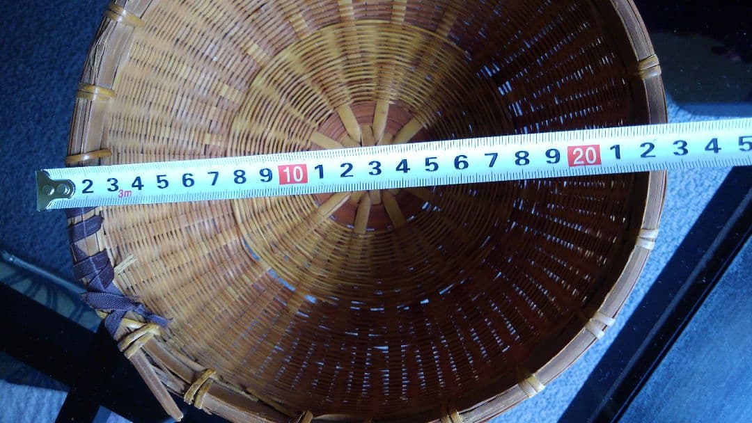 竹製 水切りザルおまとめのうちのひとつ