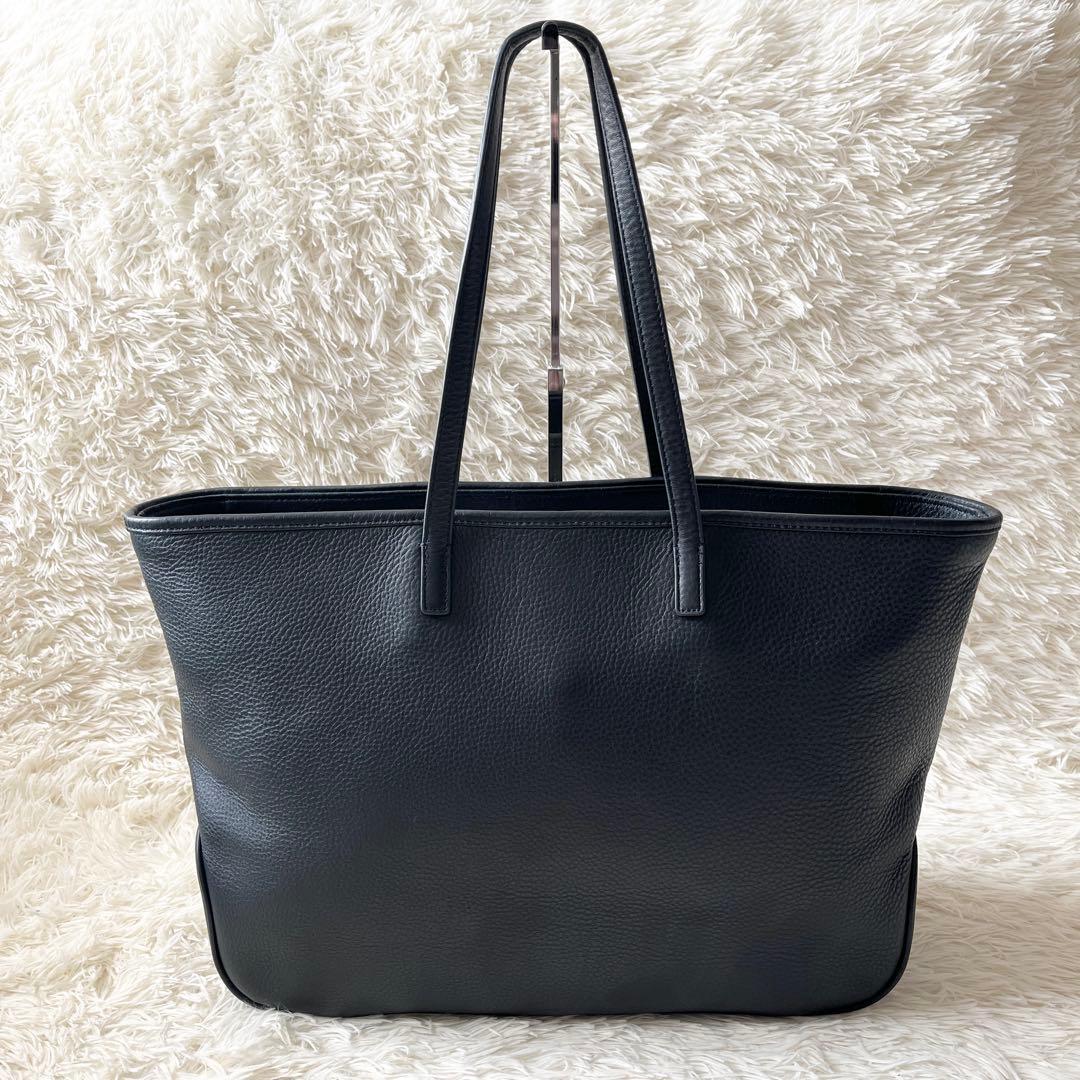 未使用級✨PELLE MORBIDA ペッレモルビダ　トートバッグ　ネイビー