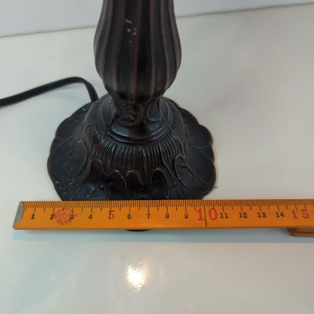 【 アンティーク 】 ステンドグラス／テーブルライト／トンボ／立体ガラス