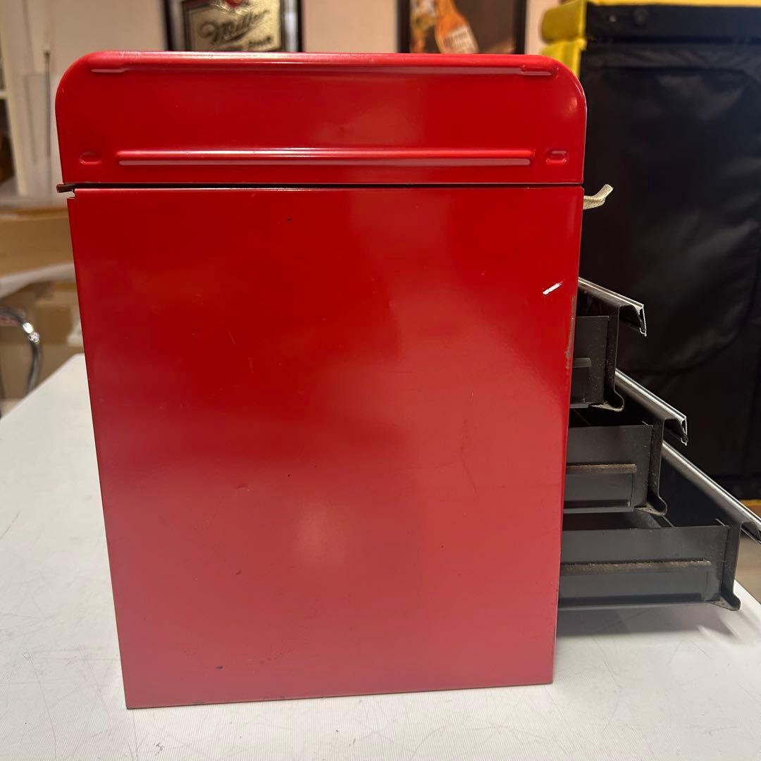 アメリカン　ヴィンテージ　家具　ツールボックス　工具箱　赤　CRAFTSMAN
