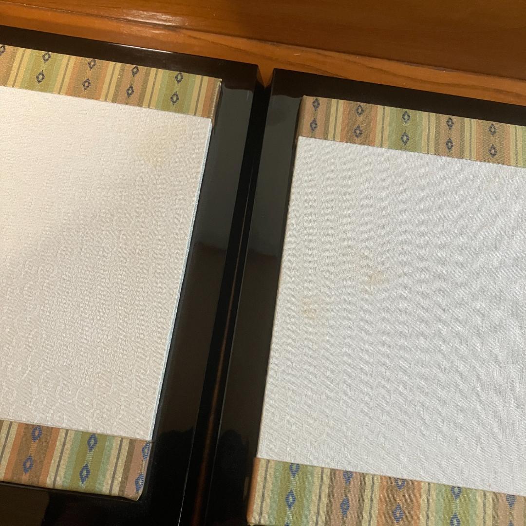 きめこみ賀茂雛　雛人形セット 親王飾り　（飾り黒台なし）