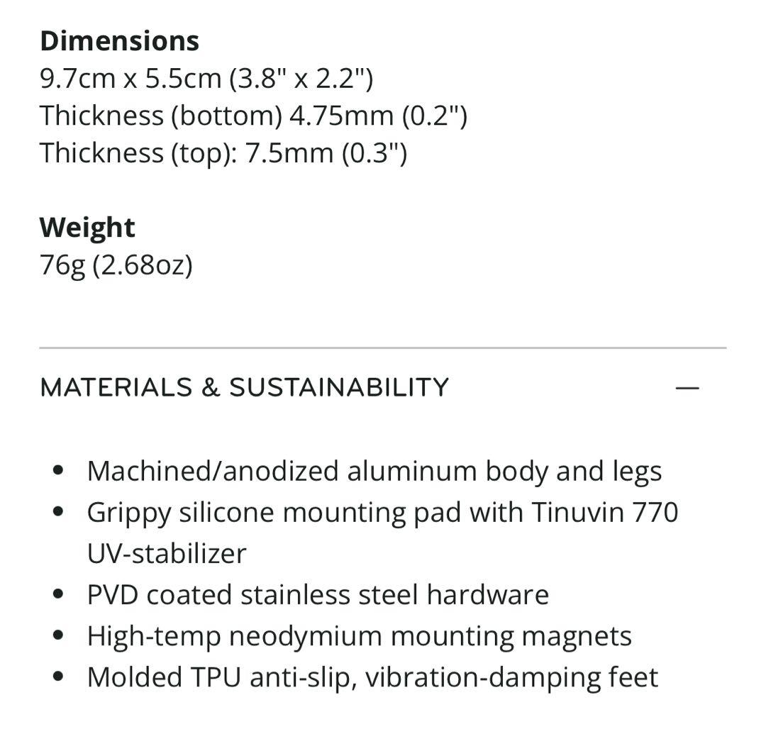 ピークデザイン スマートフォン用トライポッド（マグネット式）