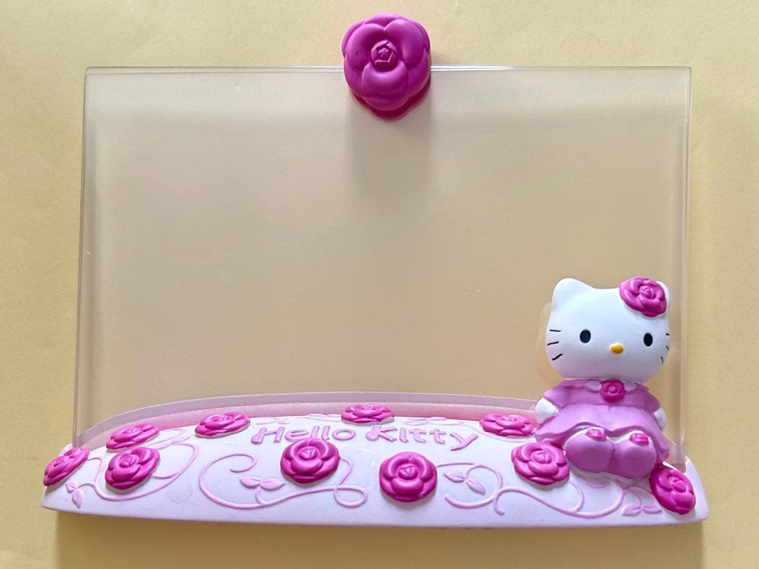 サンリオ　キティ　フォトフレーム　写真立て　バラ　ドレス【平成レトロ】