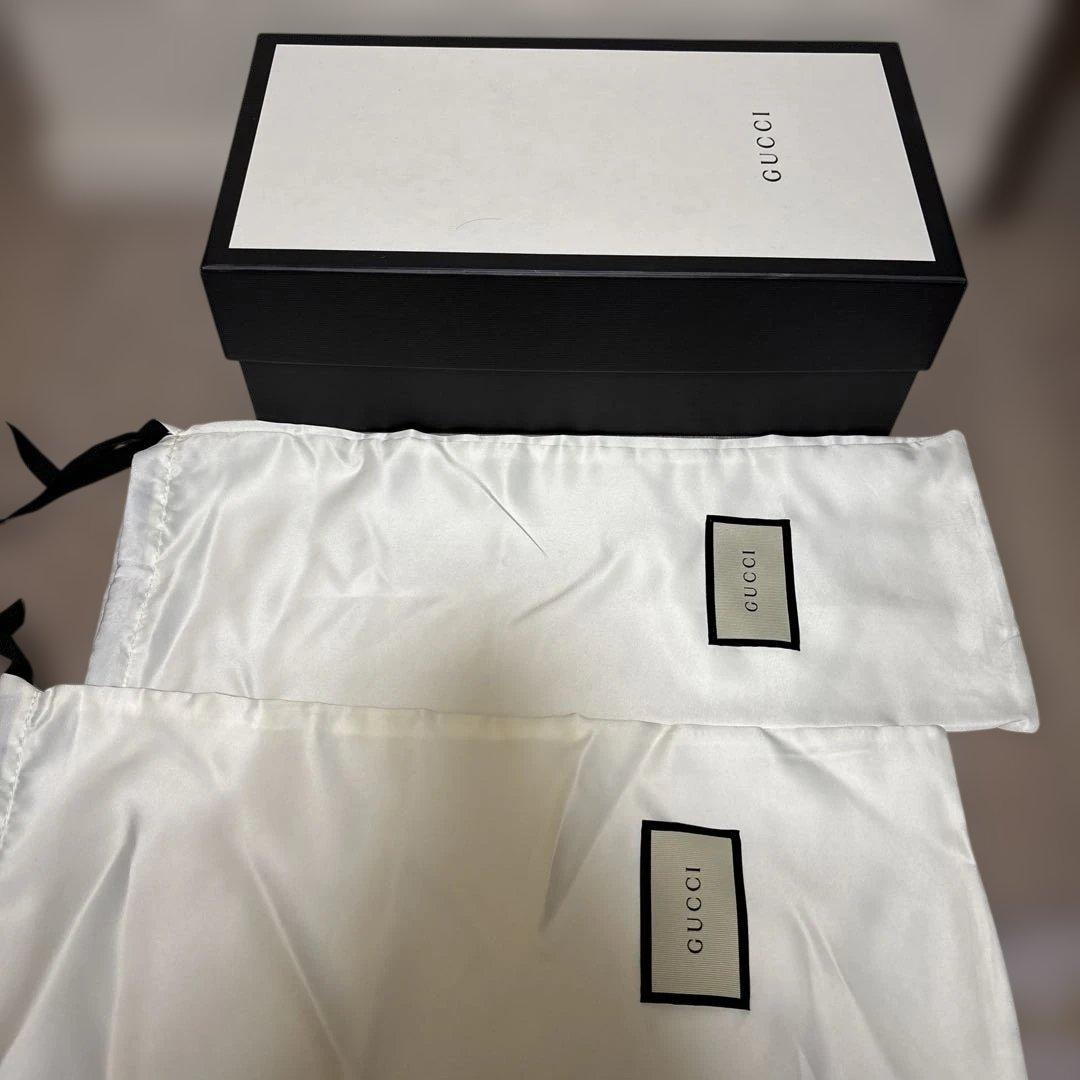 ペコ様交渉済【GUCCI】ブラック ホースビット チェーンポインテッドトゥ