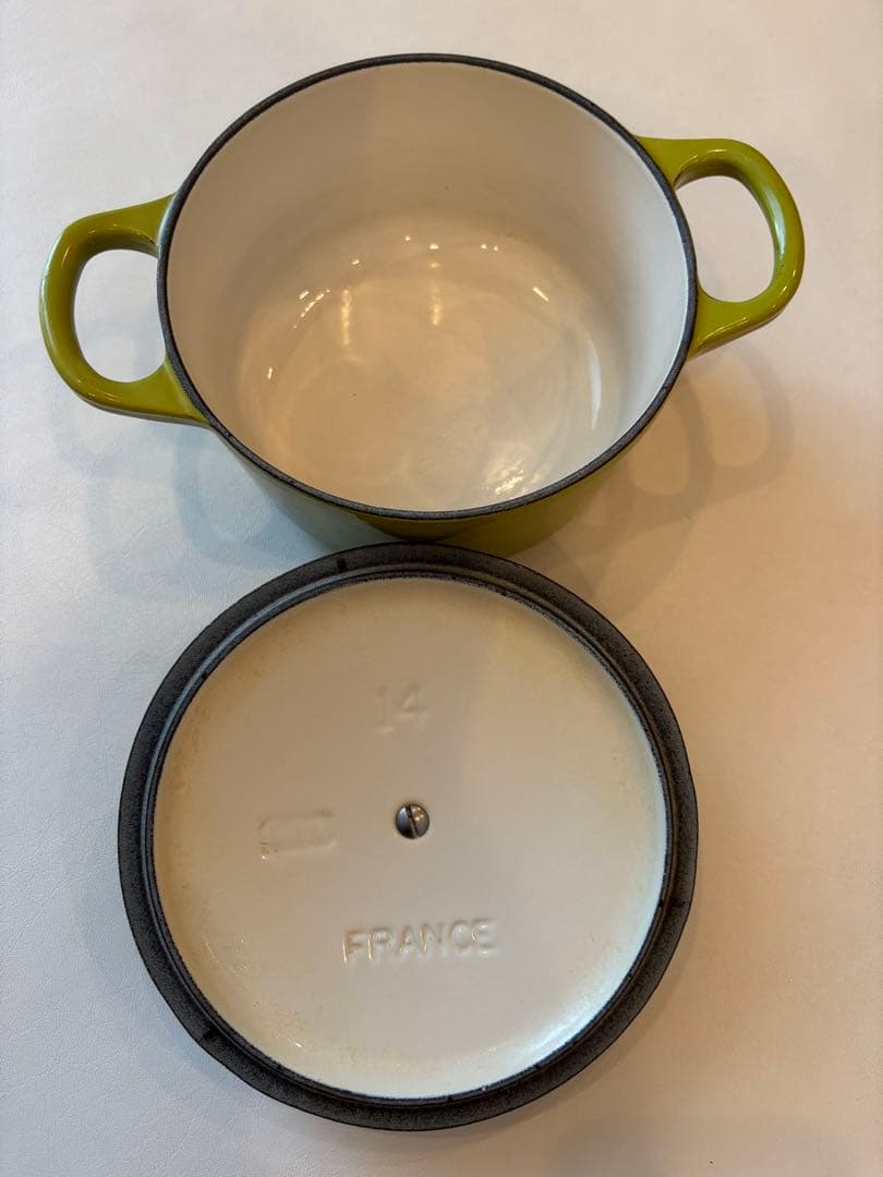 ル・クルーゼ　ココットロンド　14cm 離乳食　小鍋　インテリア
