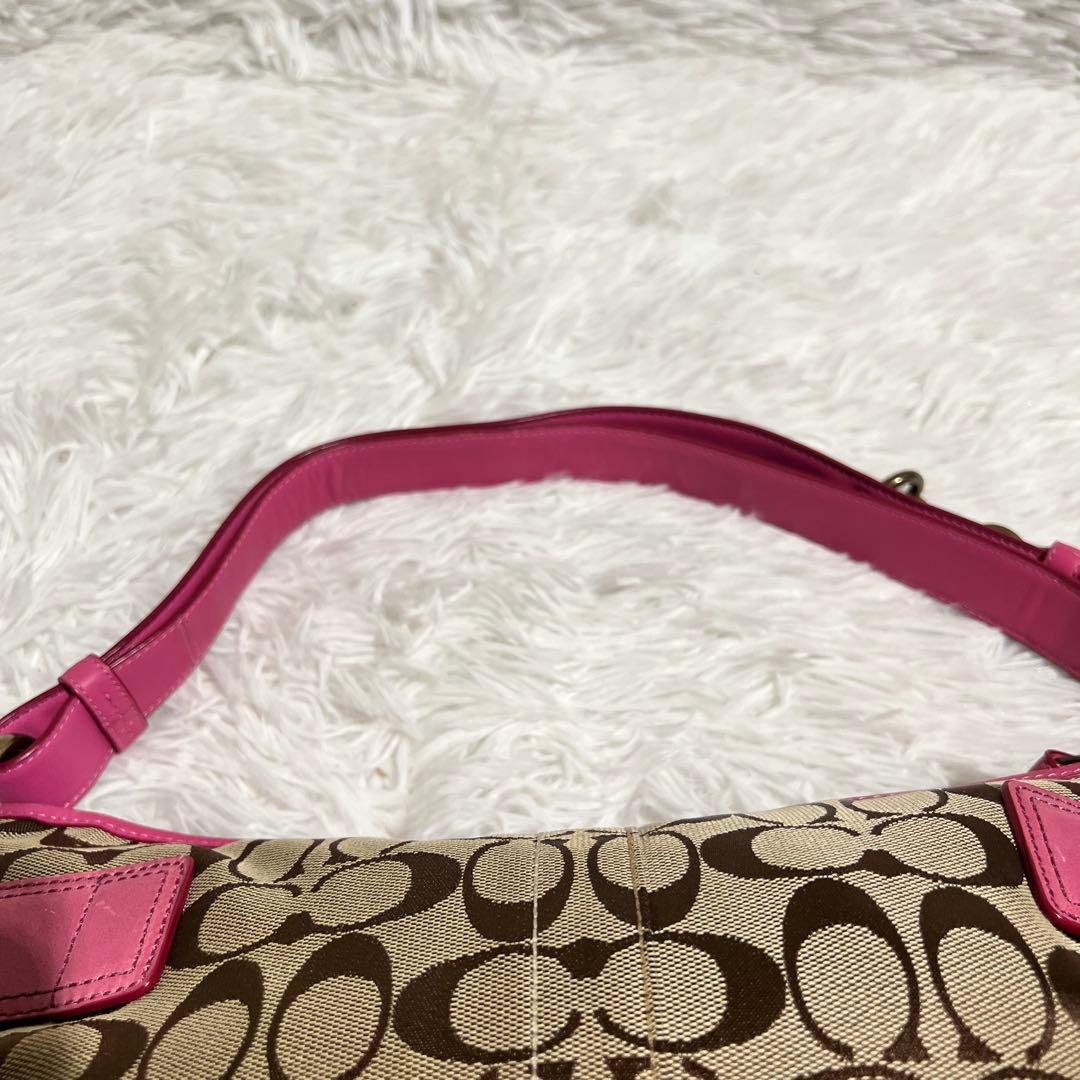 【希少色】COACH コーチ ワンショルダー 斜め掛け 2way ピンク