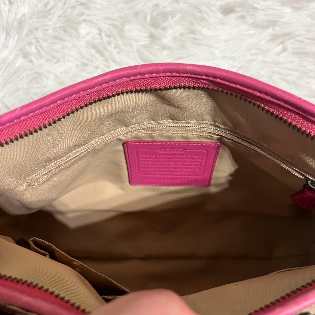 【希少色】COACH コーチ ワンショルダー 斜め掛け 2way ピンク