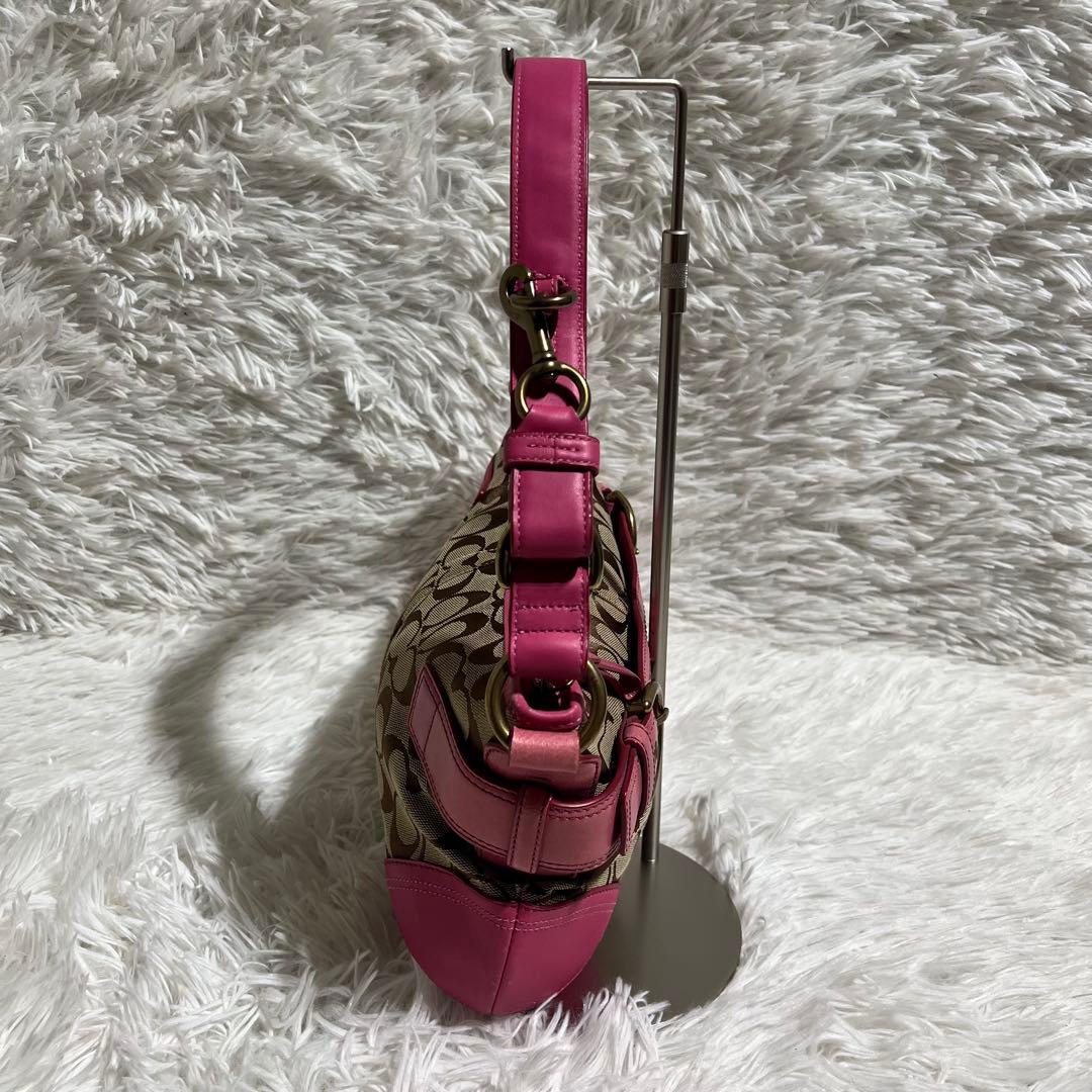 【希少色】COACH コーチ ワンショルダー 斜め掛け 2way ピンク