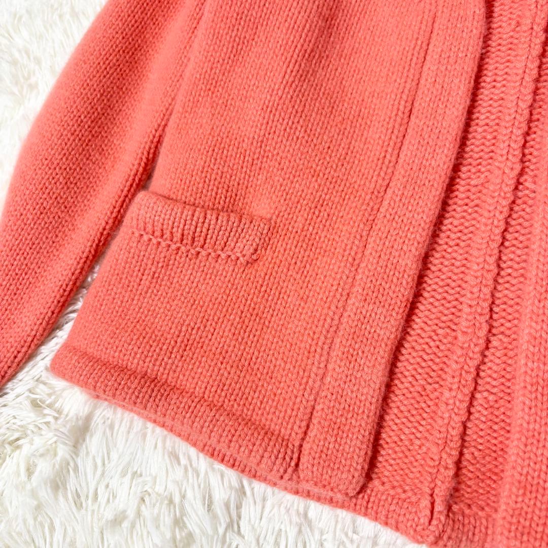 ラルフローレン コレクション パープルレーベル カシミヤ混 カーディガン ピンク