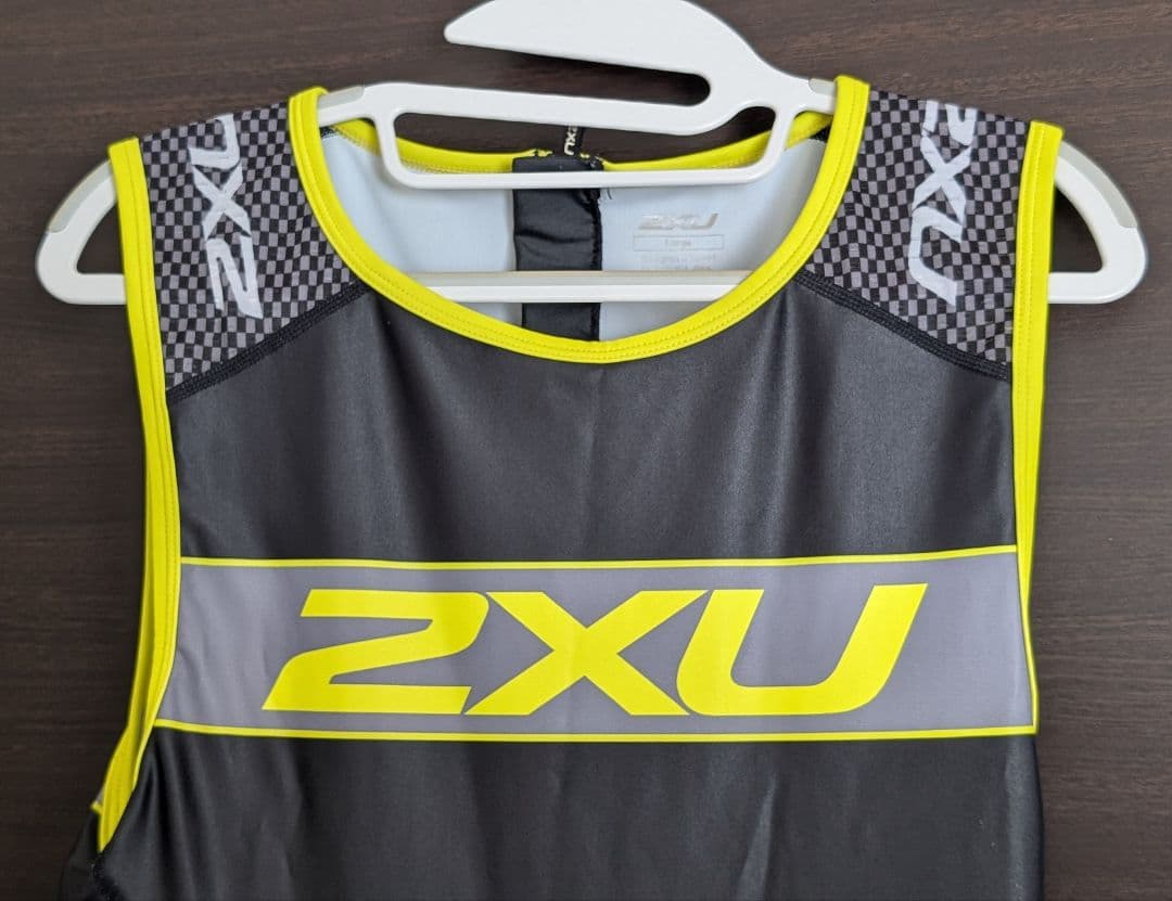 【数回のみ使用】2XU トライアスロンウェア 黒/黄　Lサイズ