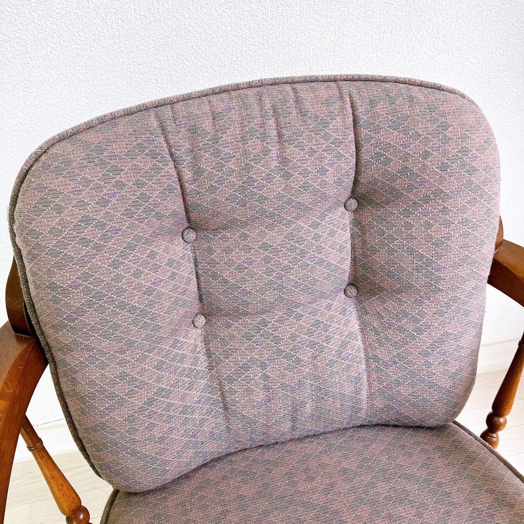 飛騨産業 キツツキ 穂高 一人掛け ソファ レトロ アンティーク 高級家具 希少