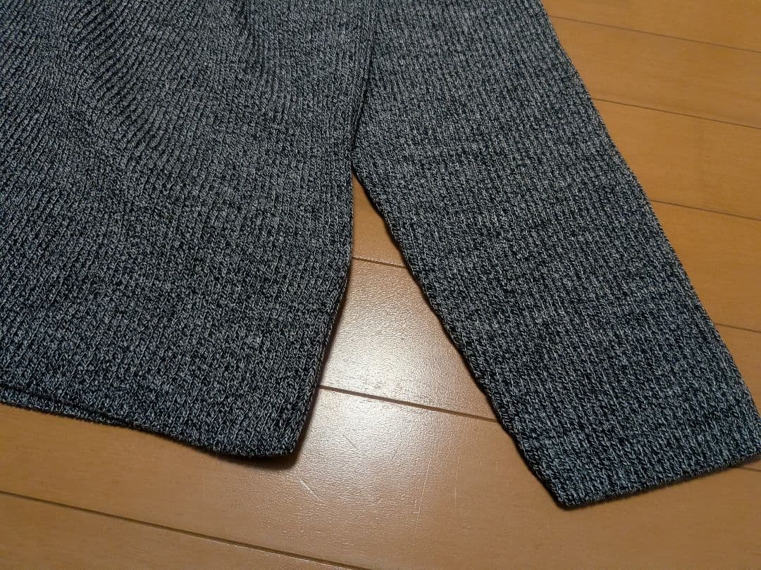 トップス 25AW BATONER SOLID WOOL RIB HALF ZIP