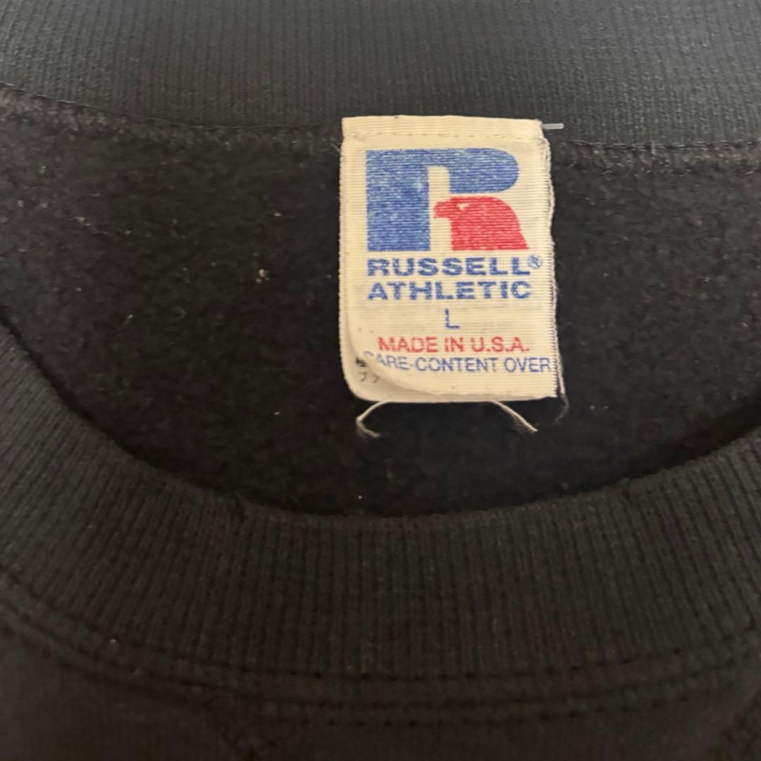 Russell athletic 90年代　ブラック　スウェットシャツ