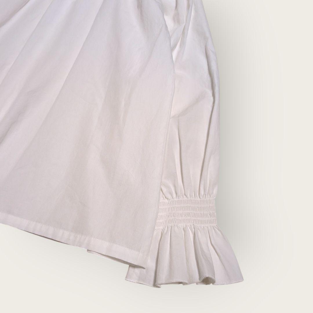 美品　THE SHINZONE　シンゾーン　レースカラーブラウス　ホワイト